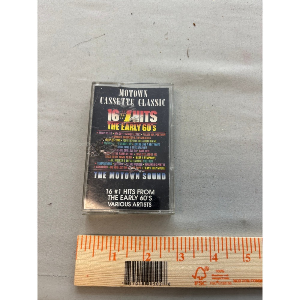 Motown Cassette Classic 16 #1 Hits Early 60s Various Artists 3746352484 Soul R&B